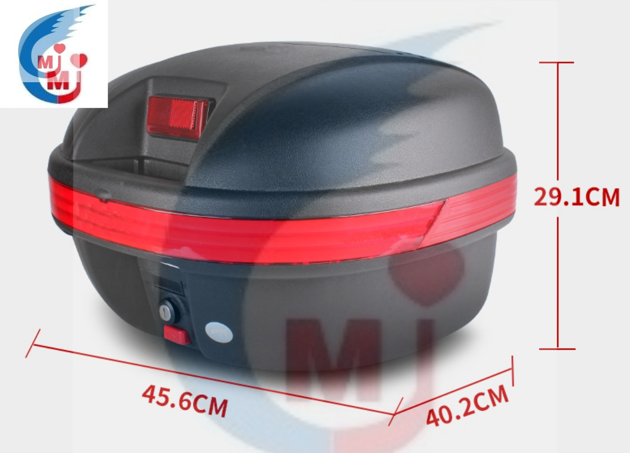Caja de almacenamiento universal extra grande para maletero de motocicleta clásica