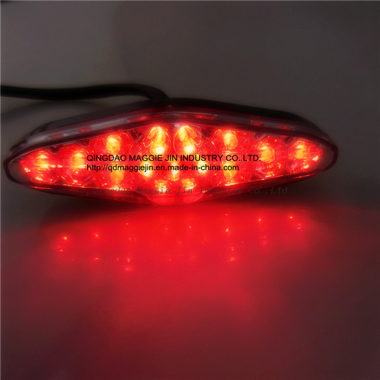 Luz LED trasera de motocicleta de alta calidad, luz trasera, luz de freno LED